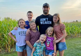 Family in Field