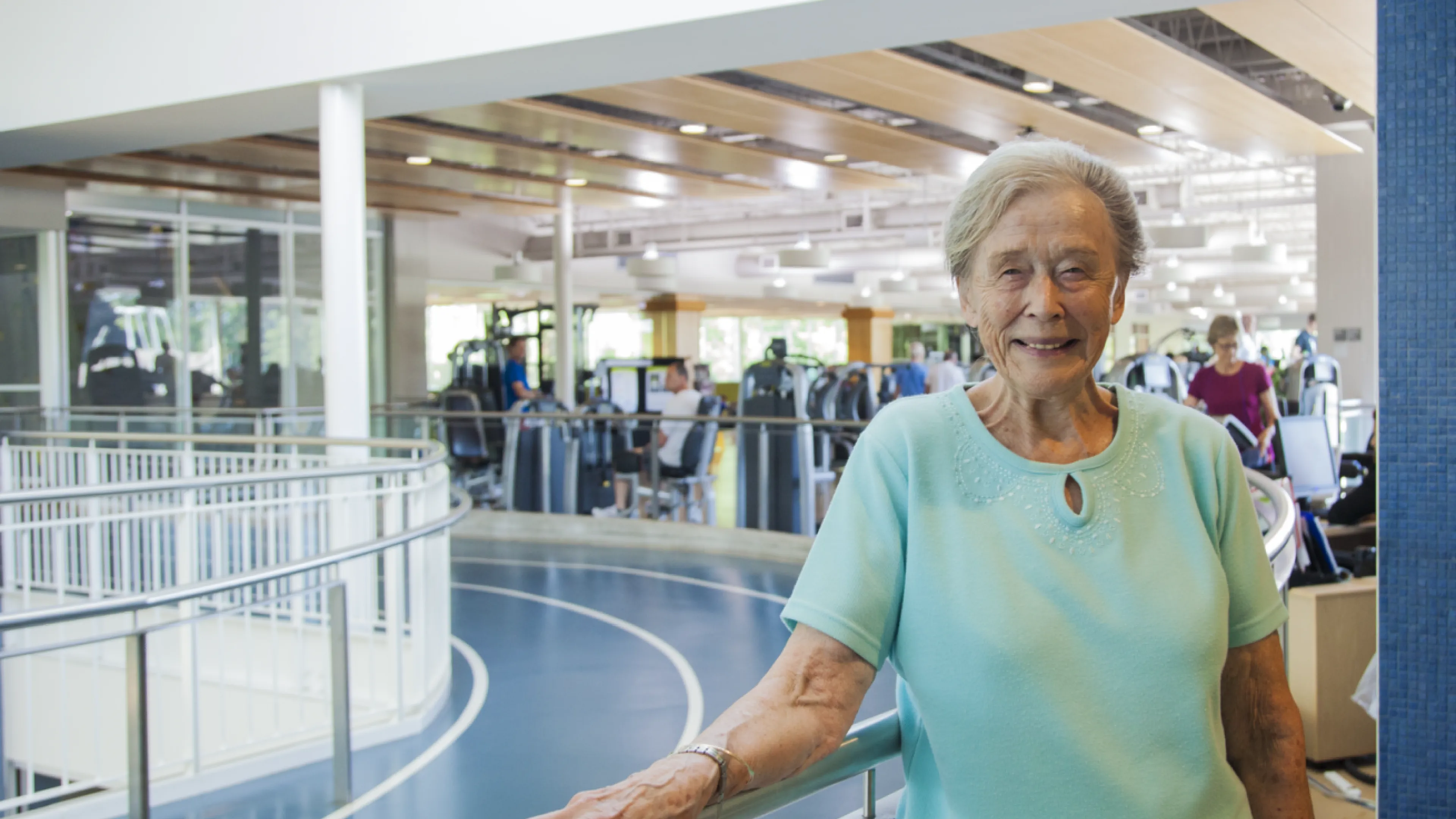 senior in fitness area