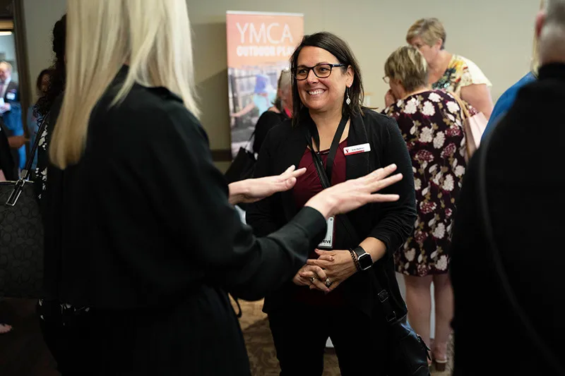 Amy Wadsworth, GM of the Chatham-Kent YMCA attends the Annual Community Gathering.