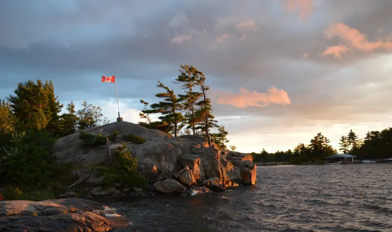 Canadian flag at CQE