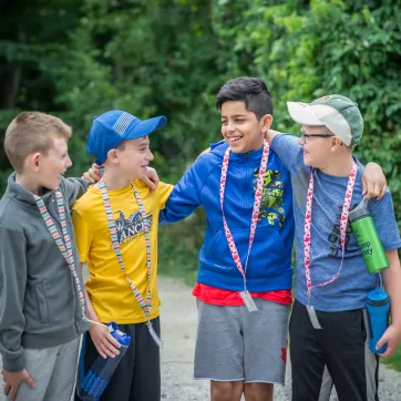 Boys at YMCA Camp Henry